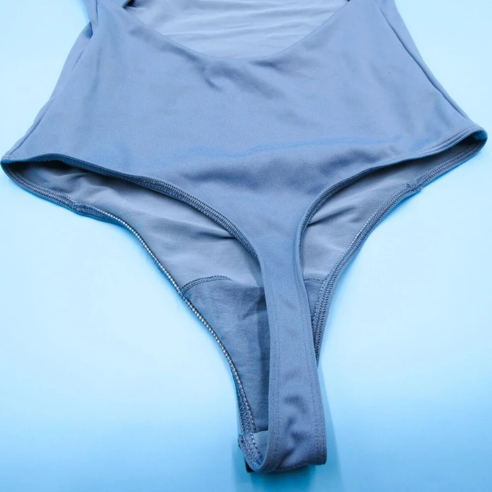 Victorias Secret Blue Small On Point‎ Racerback Bikini One Piece Swimsuit New